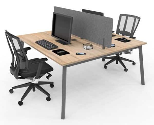 IQ Popup 2 way Workstation - Steel Frame